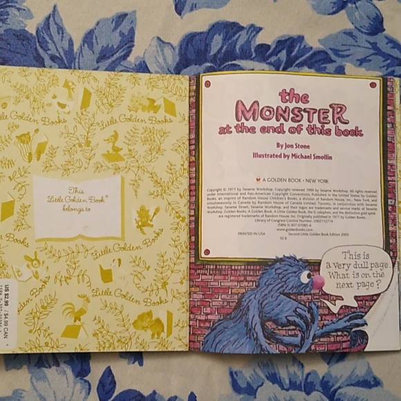 📚 There Is s A Monster At The End Of This Book 📚 - Picture 4 of 4